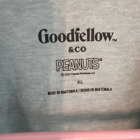 Goodfellow & Co Surfer Charlie Brown/Woodstock Tee size XL NWT - Picture 3 of 10